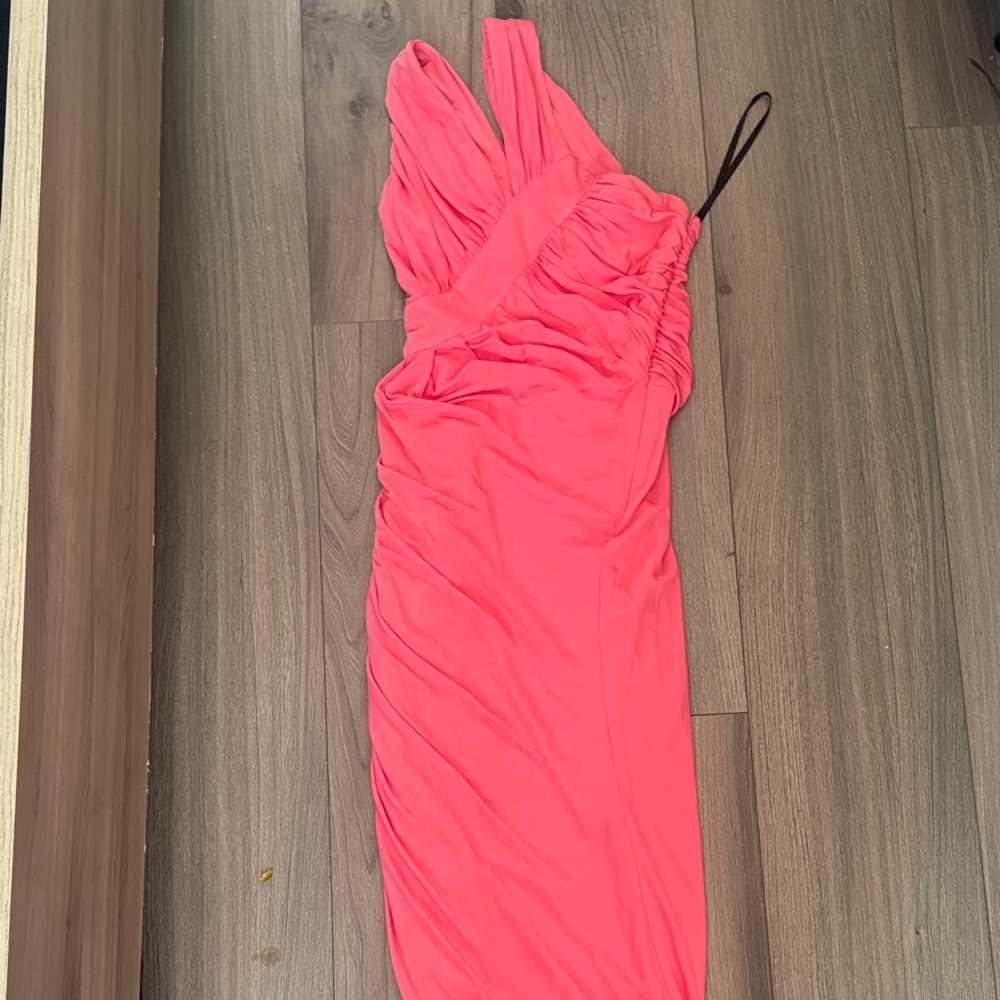 Bebe Vibrant Pink Sleeveless Dress